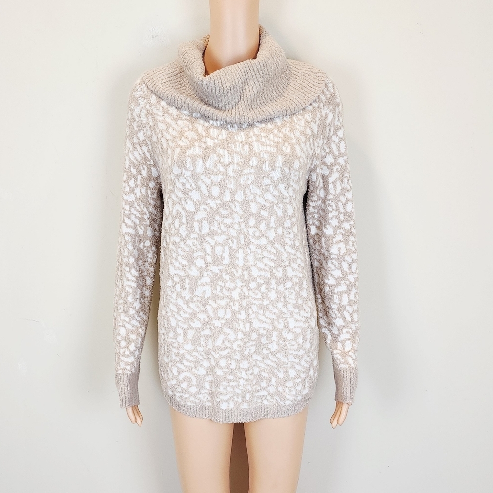 Racheal Zoe Soft Animal Print Long Sleeve Sweater